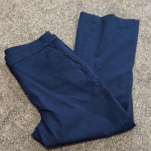 J.Crew Kelsey Pant Women’s Size 6 Navy Blue Work Pants Straight Leg